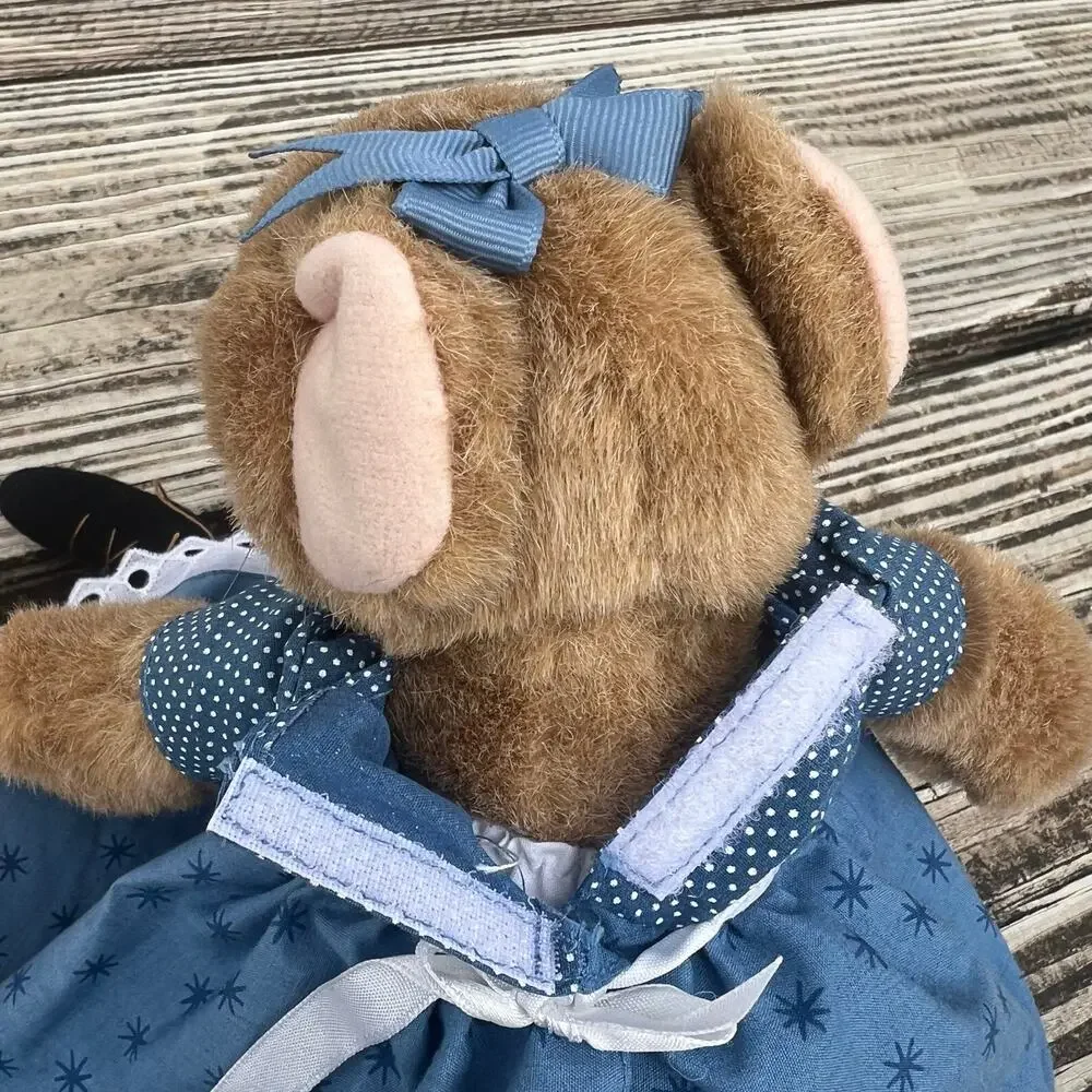 Vintage Hallmark Marjolein Bastin Vera the Mouse Plush 1997 13